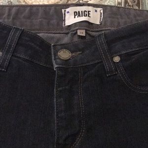 Like brand new designer Paige jeans.